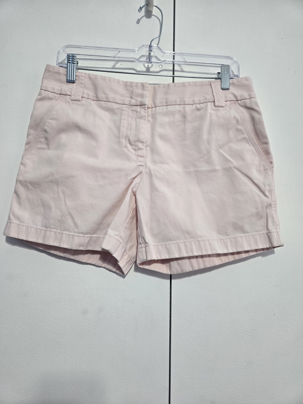 J.Crew Chino Shorts Size 6 Pink City Fit Classic Twill Cotton